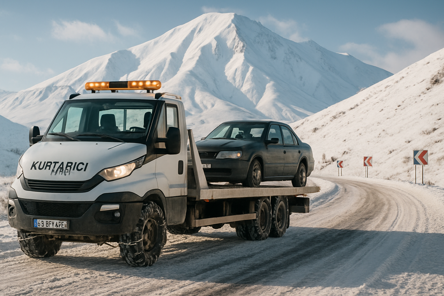 Bitlis oto kurtarıcı, Doğu Anadolu bölgesi yol manzarası
